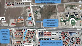 Erzurum'da Dadaşkent-Yıldızkent Kavşağında Geçici Trafik Düzenlemesi Başlıyor
