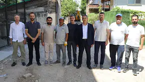 Mehmet Ali Paşa Mahallesi'nde 6 sokakta parke yenileme çalışması başlatıldı