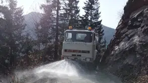 Maçka Belediyesi Yaylabaşı Mahallesi’nde Kuru Beton Yol Çalışmasını Tamamladı