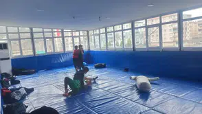 Arhavi'de Güreş Antrenmanları Hız Kesmeden Devam Ediyor