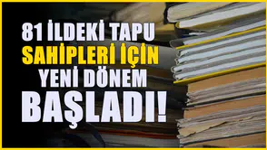 Hisseli tapu sahipleri için yeni düzenleme! 81 ildekileri ilgilendiriyor