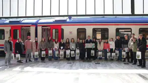 Turistik Doğu Ekspresi yolcuları Tarihî Ankara Garı’ndan uğurlandı