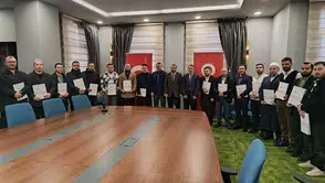 Rize'de 28 kursiyere Talim ve Tashih-i Huruf Kursu belgeleri verildi