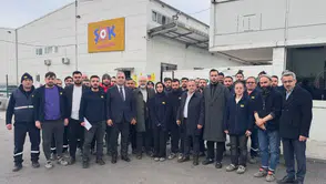 Trabzon Arsin’de Şok Market depo işçilerinin ücret eylemi sürüyor