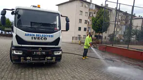 Trabzon Arsin Belediyesi’nden Temizlik Seferberliği: İlçede Aralıksız Çalışma Başladı