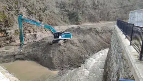 Trabzon’da dere taşkınlarına karşı çalışma başlatıldı