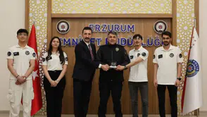 Erzurum Emniyet Müdürlüğü’ne Anlamlı Ziyaret: Yerli İKA Aybars Tanıtıldı