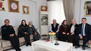 Erzurum Emniyet Müdürü Karaburun’dan Şehit Murat Ellik’in Ailesine Bayram Ziyareti