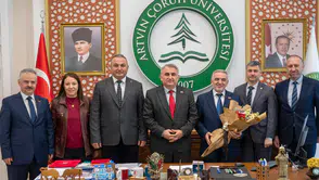 Artvin Çoruh Üniversitesinde Görev Devir Teslimi Gerçekleştirildi