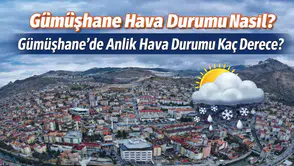 Gümüşhane Hava Durumu: Gümüşhane’de Anlık Sıcaklık Kaç Derece, Kar Yağışı Bekleniyor mu?