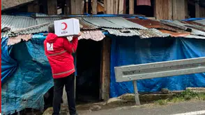 Türk Kızılayı Artvin Zor Şartlarda Umut Olmaya Devam Ediyor