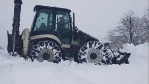 Araklı’da Kar ve Heyelanla Mücadele Aralıksız Sürüyor