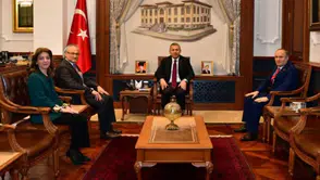 Trabzon Üniversitesi Tıp Fakültesi Dekanı Prof. Dr. Ahmet Şen’den Vali Tahir Şahin’e Ziyaret