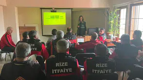Rize’de İtfaiye Personeline Bağımlılıkla Mücadele Eğitimi ve YEDAM Tanıtımı