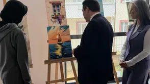 Kaymakam Oğuzhan Ocak, Yomra Fen Lisesi’nde Resim Sergisi Açılışına Katıldı