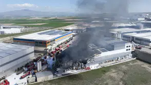 Sincan OSB'deki Boya Fabrikasında Yangın Paniği!