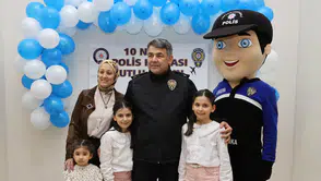 Erzurum’da Polis Haftası’nda Çocuklara Özel Etkinlik: Minikler Doyasıya Eğlendi
