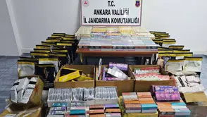 Ankara'da kaçak ürün operasyonu: Tırdan binlerce ürün çıktı