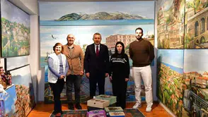 Trabzon Valiliği’nden Sanata Destek: Ressam Yıldıray Yıldırım’ın Atölyesine Ziyaret