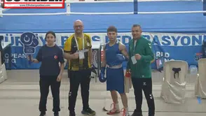 Arhavi'nin genç boksörü Yusuf Arda Küçükay, Türkiye Şampiyonası'nda üst tura yükseldi!