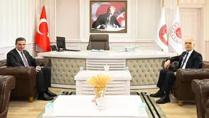 Erzurum Valisi Aydın Baruş’tan Bölge Adliye Mahkemesi Başkanı Yertüm’e İade-i Ziyaret