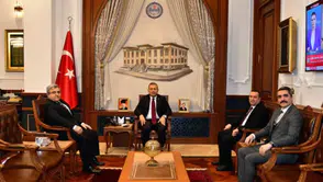 Halk Bankası Trabzon Bölge Müdürü Şahin’den Vali Tahir Şahin’e Ziyaret