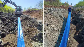 Sürmene Çamburnu’nda Tersane Bölgesine Yeni İçme Suyu Hattı Tamamlandı