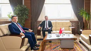 Erzurum Valisi Aydın Baruş’tan Bölge İdare Mahkemesi Başkanı Küçük’e İade-i Ziyaret