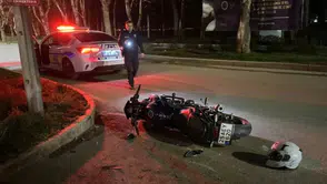 Erzurum’da kaza: Motosiklet sürücüsü ağır yaralandı