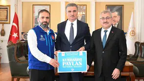 Erzurum Valisi Aydın Baruş’a Müftülük Ziyareti