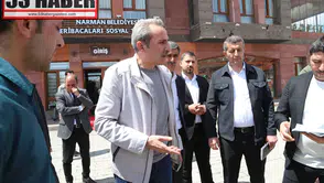 EBB Genel Sekreter Yardımcısı Ahmet Kılıç, Narman’da Muhtarlarla Bir Araya Geldi
