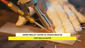 DEMİR KORKULUK YAPILMASI, ONARILMASI VE BOYANMASI İŞLERİ YAPTIRILACAKTIR