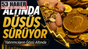 Yatırımcıların gözü altında: Altında düşüş sürüyor