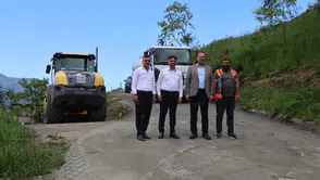 Maçka Belediyesi Yazlık Mahallesi'nde ulaşım altyapısını güçlendiriyor