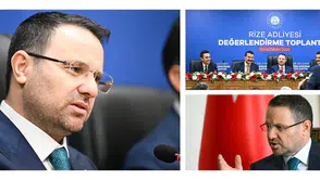 ADALET BAKANI GÜRLEK RİZE ADLİYESİNDE HAKİM VE CUMHURİYET SAVCILARIYLA BİR ARAYA GELDİ