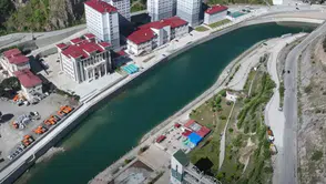 Artvin’de Taşkın Riskini Azaltacak Çalışmalar Sürüyor