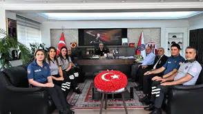 Batman’da "Özel Güvenlik Haftası" Kapsamında Vali Canalp’a Ziyaret Gerçekleşti