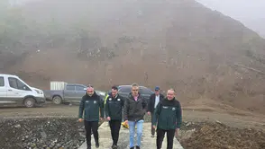 Akçaabat’taki Uçarsu HİS Göleti İnşaatında Çalışmalar Sürüyor