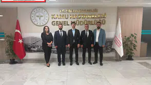 Bayburt İl Sağlık Müdürlüğü’nden Kamu Hastaneleri Genel Müdürü Muhammed Emin Demirkol’a Ziyaret