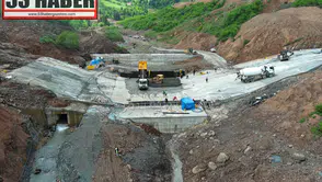 Akçaabat’ta Uçarsu HİS Göleti Projesinde Çalışmalar Aralıksız Sürüyor