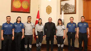 Vali Ziya Polat, Özel Güvenlik Haftası dolayısıyla heyeti kabul rtti