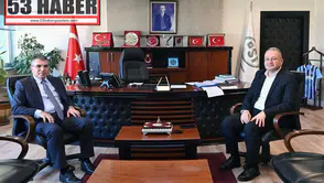Trabzon Orman Bölge Müdürü Ahmet Demirci’den DSİ 22. Bölge Müdürlüğü’ne İade-i Ziyaret