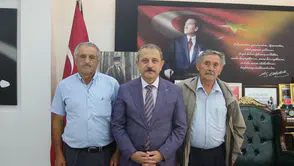 İshaklı Mahallesi Muhtarından Başkan Fuat Koçal'a Teşekkür Ziyareti