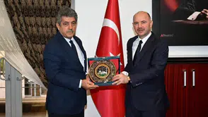 TDGF Genel Başkanı Menderes Demir, Osmaniye Valisi Mehmet Fatih Serdengeçti'yi Ziyaret Etti