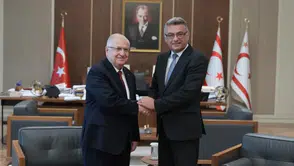Cumhurbaşkanı Erhürman, Bakan Güler'i kabul etti