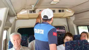 Giresun'da Dolmuşlara İklimlendirme Denetimi Yapıldı