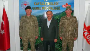 4. Kolordu Komutanı Korgeneral Ahmet Kurumahmut'tan ÇAYKUR'a Nezaket Ziyareti