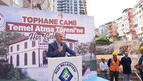 Tophane Mahallesi Camii'nin Temeli Dualarla Atıldı