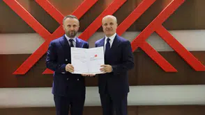 RTEÜ Rektörü Prof. Dr. Yusuf Yılmaz Mazbatasını Teslim Aldı