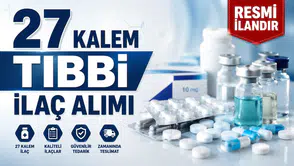 27 KALEM TIBBİ İLAÇ ALIMI